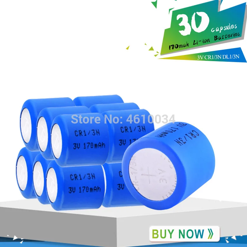 

Литиевая батарея 3В 5018LC CR11108 CR1/3N 2L76 K58L DL1/3N 30 шт., литиевая батарея для камеры, локатор, кнопка для литиевой батареи, литий-ионные батареи