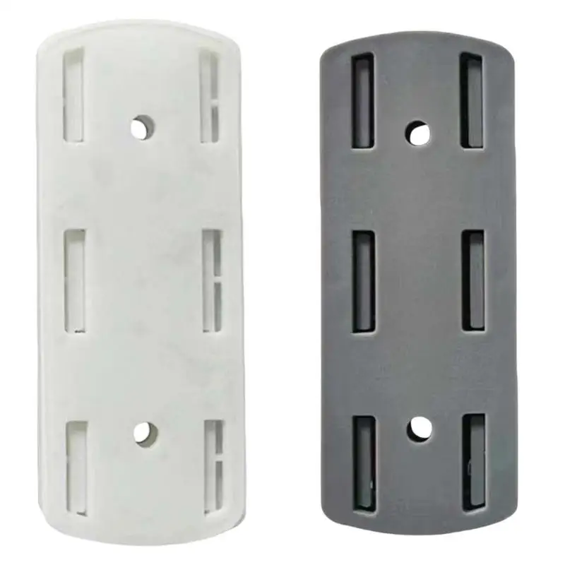 

Power Strip Holder Router Hanging Racks Wall Mounted Plug Fixer Sticker Cable Wire Organizer Desktop Power Socket Fixator