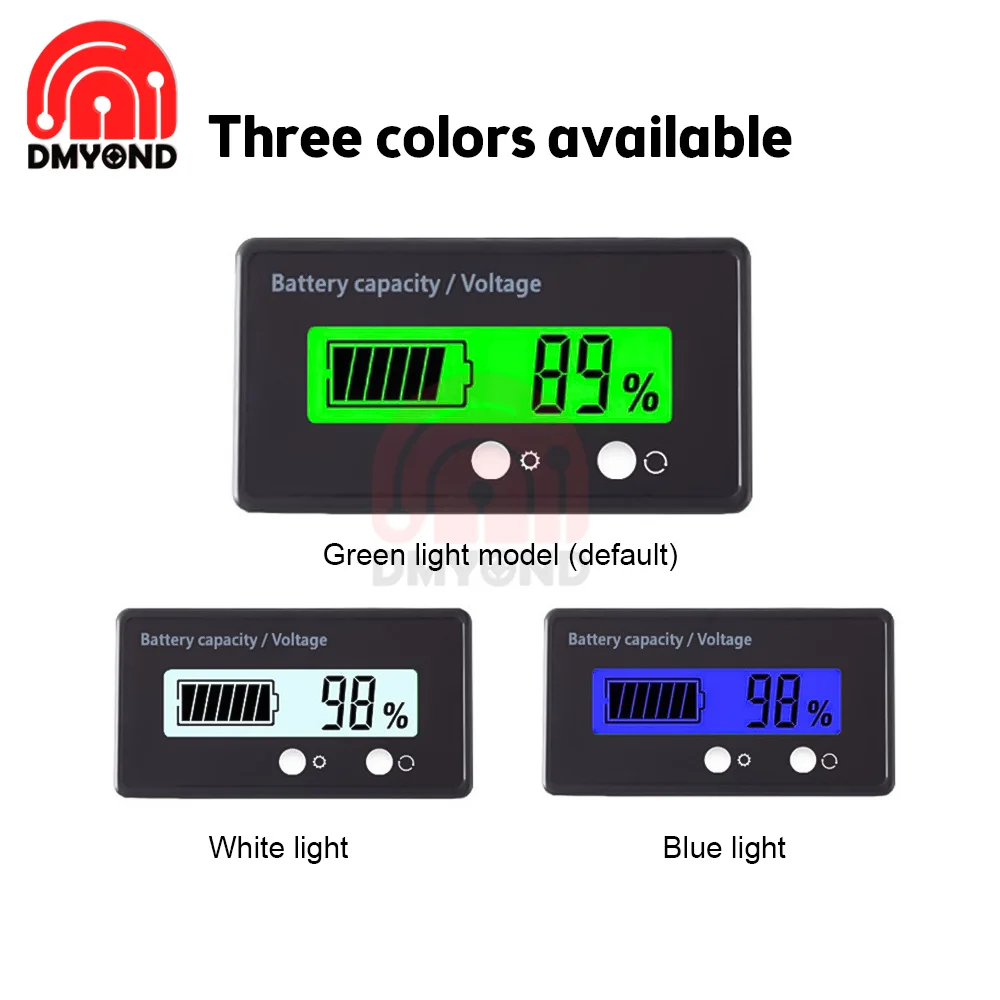 

ЖК-дисплей, индикатор уровня заряда батареи, напряжение 8-120 В, таблица с индикацией уровня заряда батареи, свинцово-кислотная батарея, диспл...