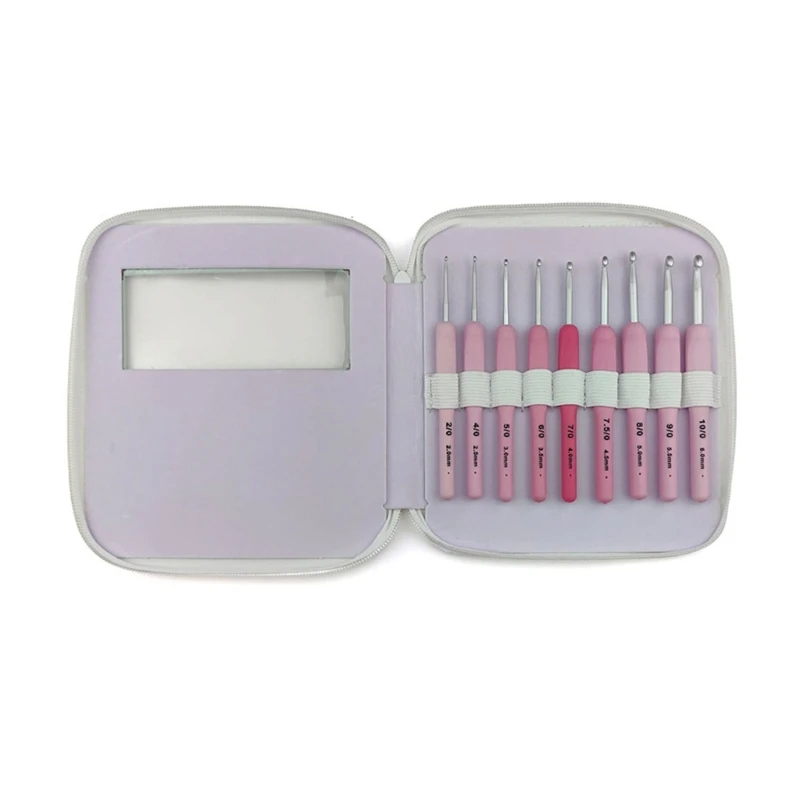 9 шт. эргономичный крючок 2 0–6 0 мм с мягкой ручкой для начинающих вязать свитер