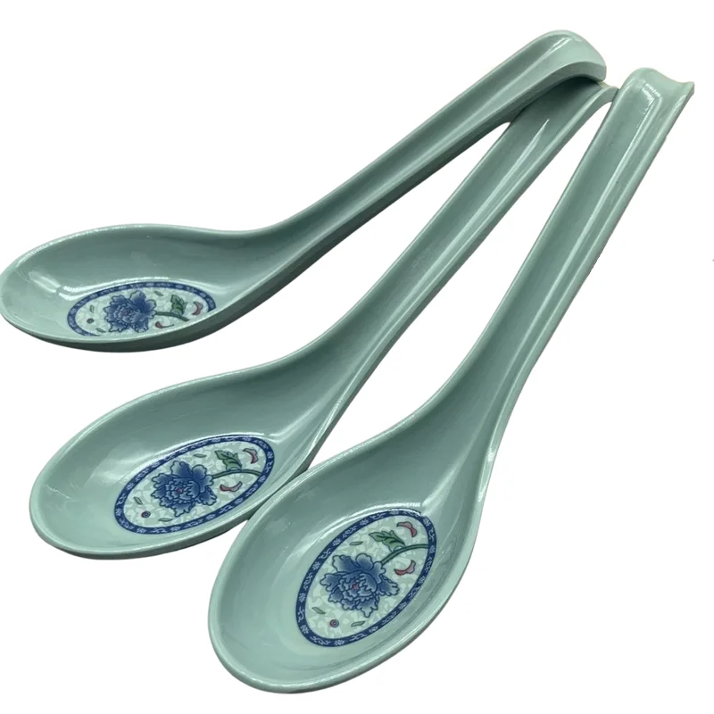 

Японская искусственная меламиновая ложка, ложка для соусов, супа, каши, ложка, рамен, пирожные, красный, черный 007