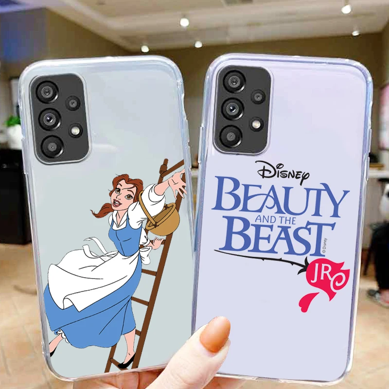 

Princess Bella Disney For Samsung Galaxy A04 A04E A42 A12 A02S A91 A81 A71 A51 A41 A31 Silicone Transparent Phone Case Fundas