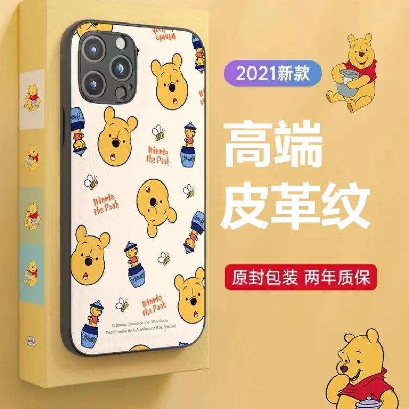 

Disney iPhone11 phone case iPhone13ProMax Pooh Bear 13Pro Silica gel Max Lens all-inclusive anti-fall ip12