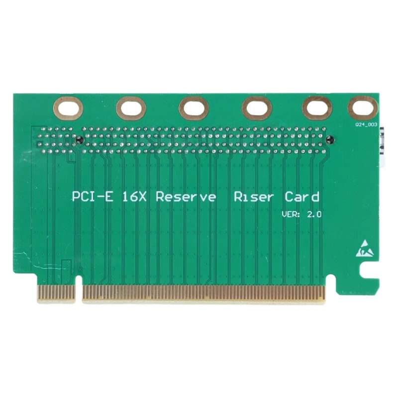 PCIE 16X 90-градусная обратная плата переходников папа-мама для сервера 1U