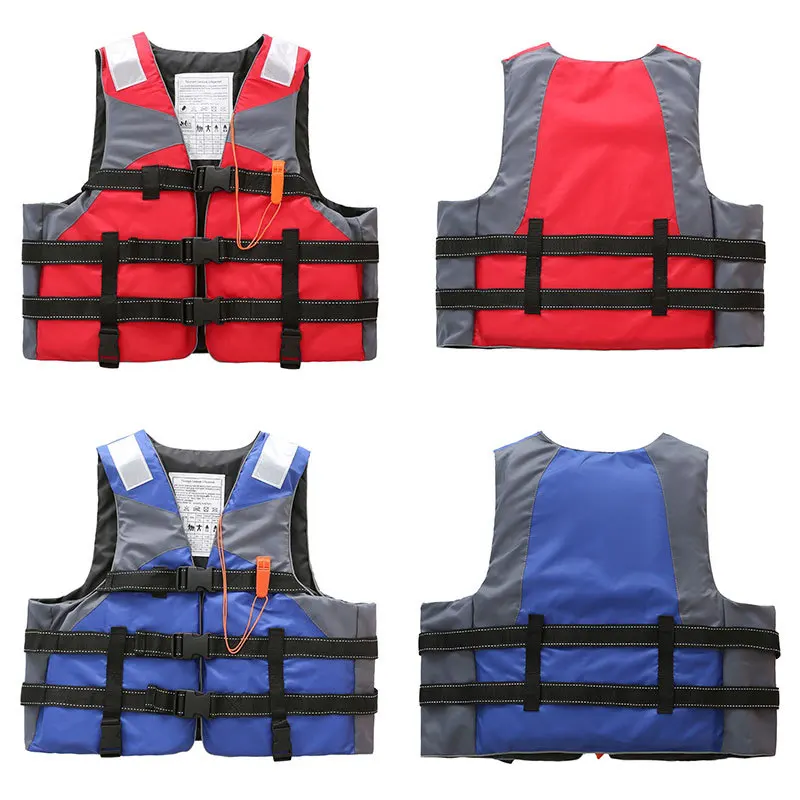 

Life Jacket Adults Safety Life Vest Water Sport Fishing Water Ski Vest Kayaking Boating Swimming Drifting Buoyancy Safety Clothe