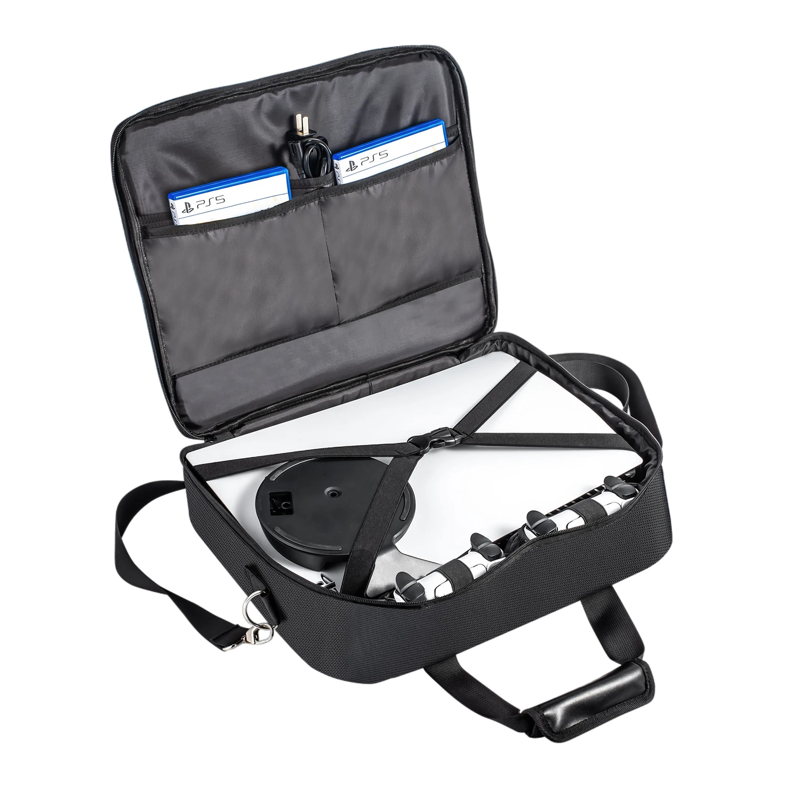 

Дорожная сумка для хранения, сумка большой емкости для PS5, аксессуары для игровой консоли, сумка на плечо, портативный жесткий чехол