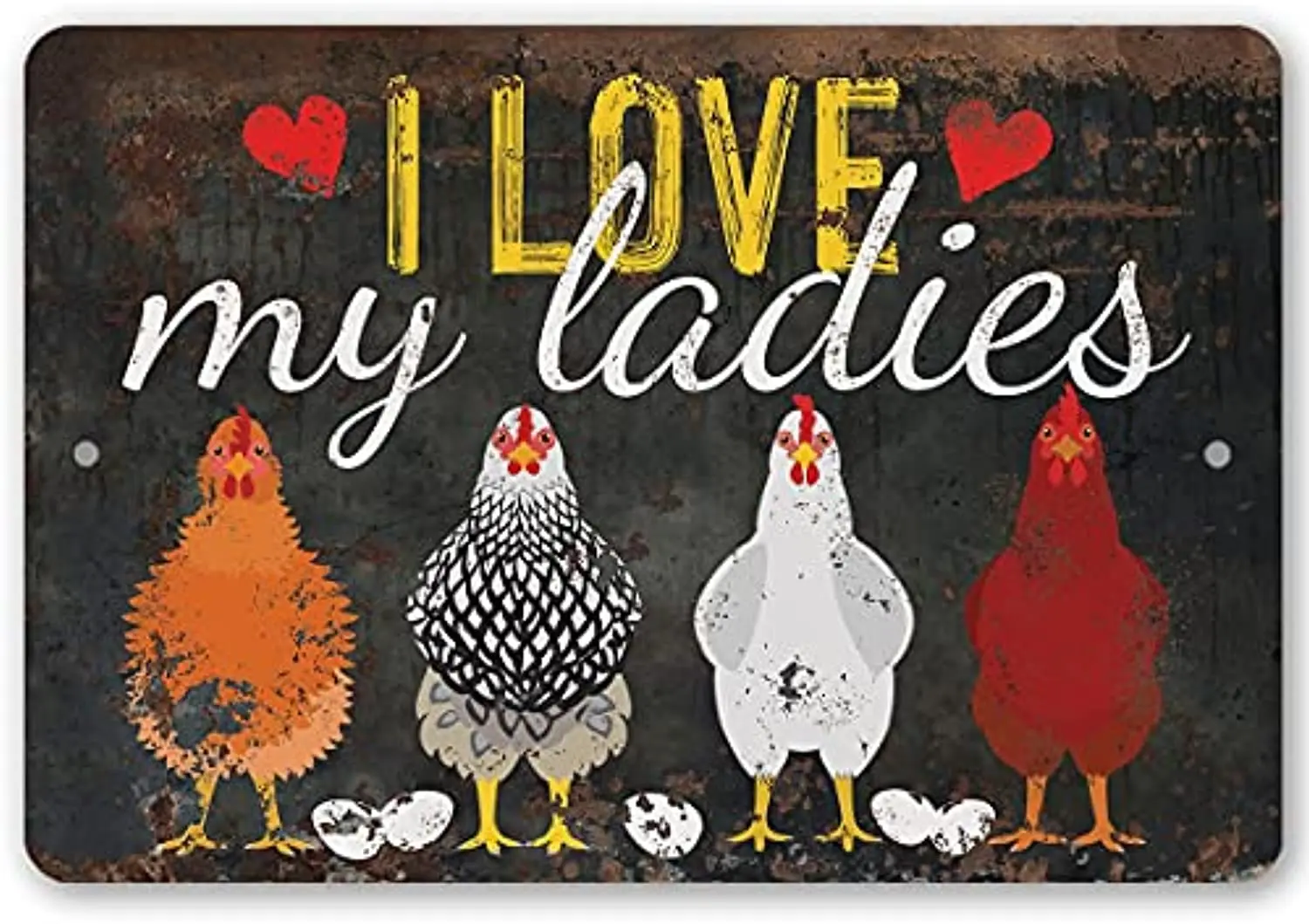 

Забавная цитата для ванной, винтажный металлический жестяной знак, Настенный декор, олово-я люблю мою даму-металлический знак-8x12 дюймов на о...