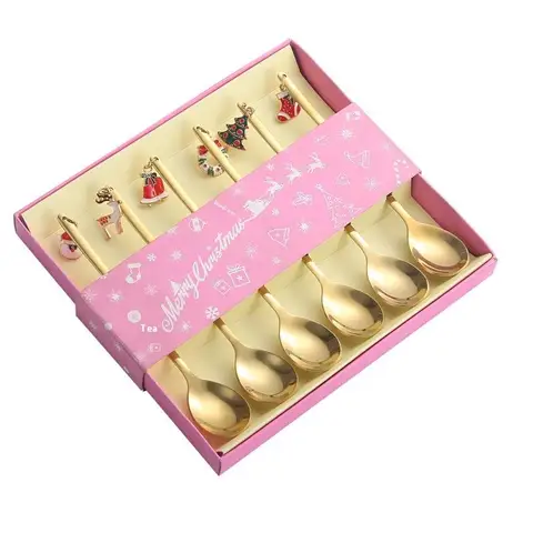 Рождественский набор столовых приборов BIGHSM из нержавеющей стали