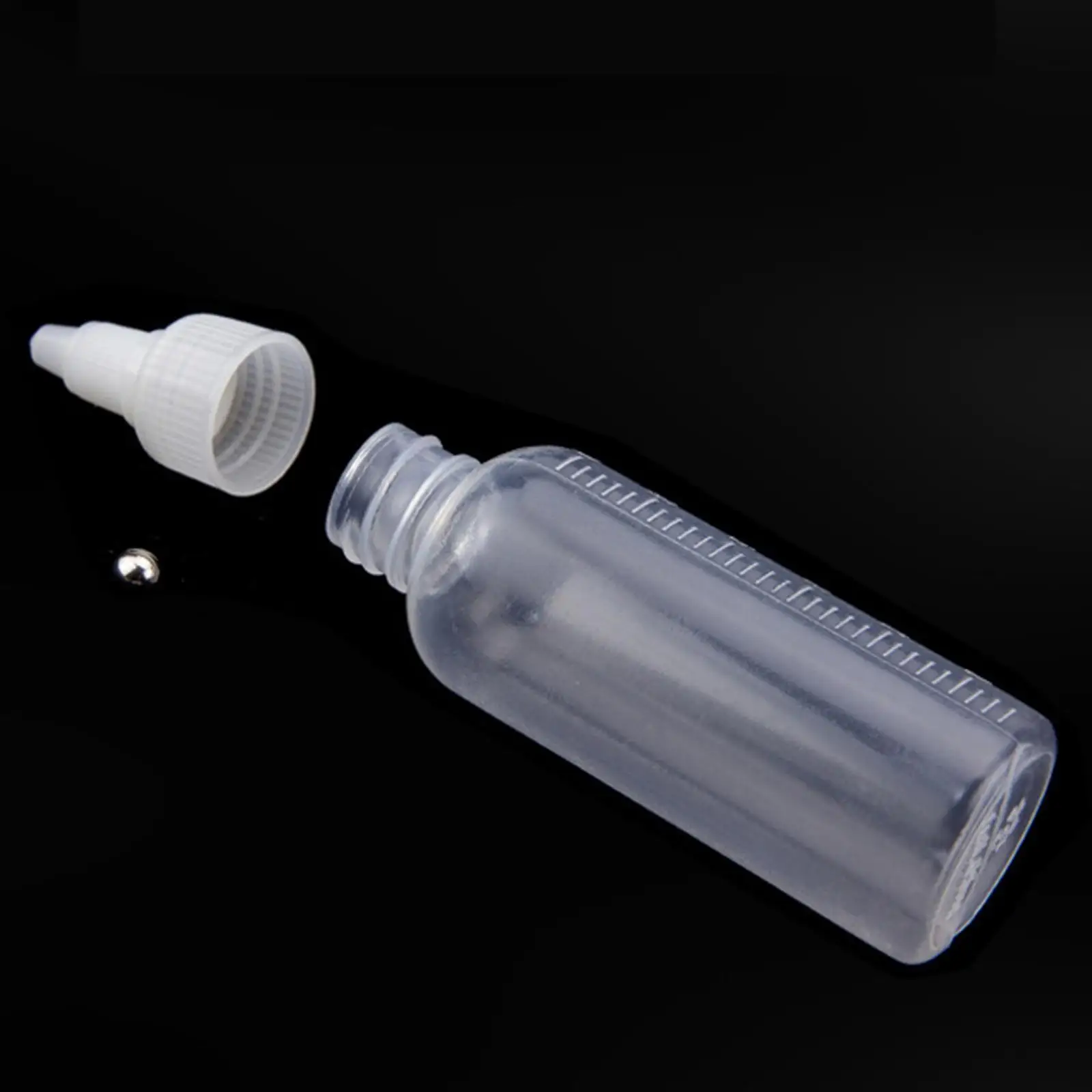 

10x Empty Squeeze Bottle Multifunctional 60ml with Screw Cap for Model Use