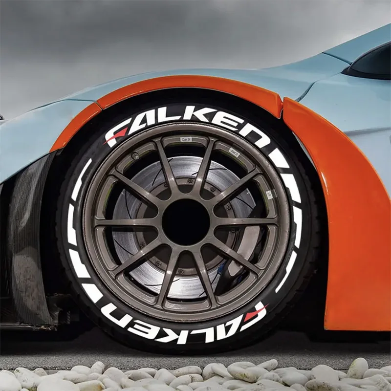 3D наклейки на шины буквы автомобиля наклейки на шины буквы логотип колеса персонализированные универсальные водонепроницаемые и прочные наклейки.