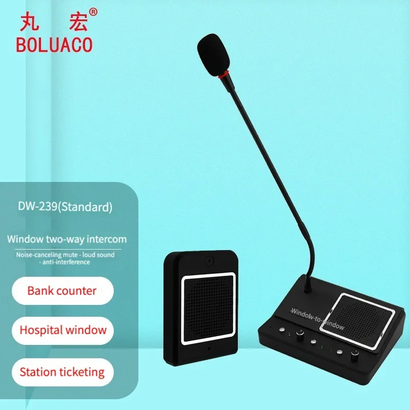 

Бесшумная портативная телефонная связь Boluaco DW-239 с окошком, больничной стойкой, столовой динамик