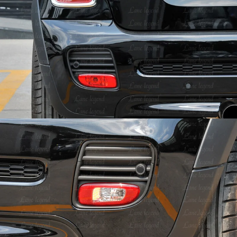 Для BMW MINI R56 R57 R58 R59 JCW 2005-2015 автомобильный задний бампер противотуманная фара рамка