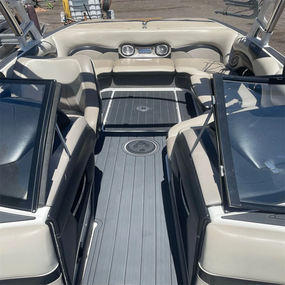 2010-2014 Malibu 21 VLX Кокпит Pad Лодка Пена EVA Тиковая палуба Напольный коврик Полочный SeaDek