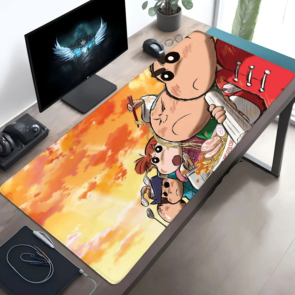 S-Shin C-Chan Mousepad Mouse Mat Desk With Pad Gaming Accessories Prime XXL Keyboard Padding