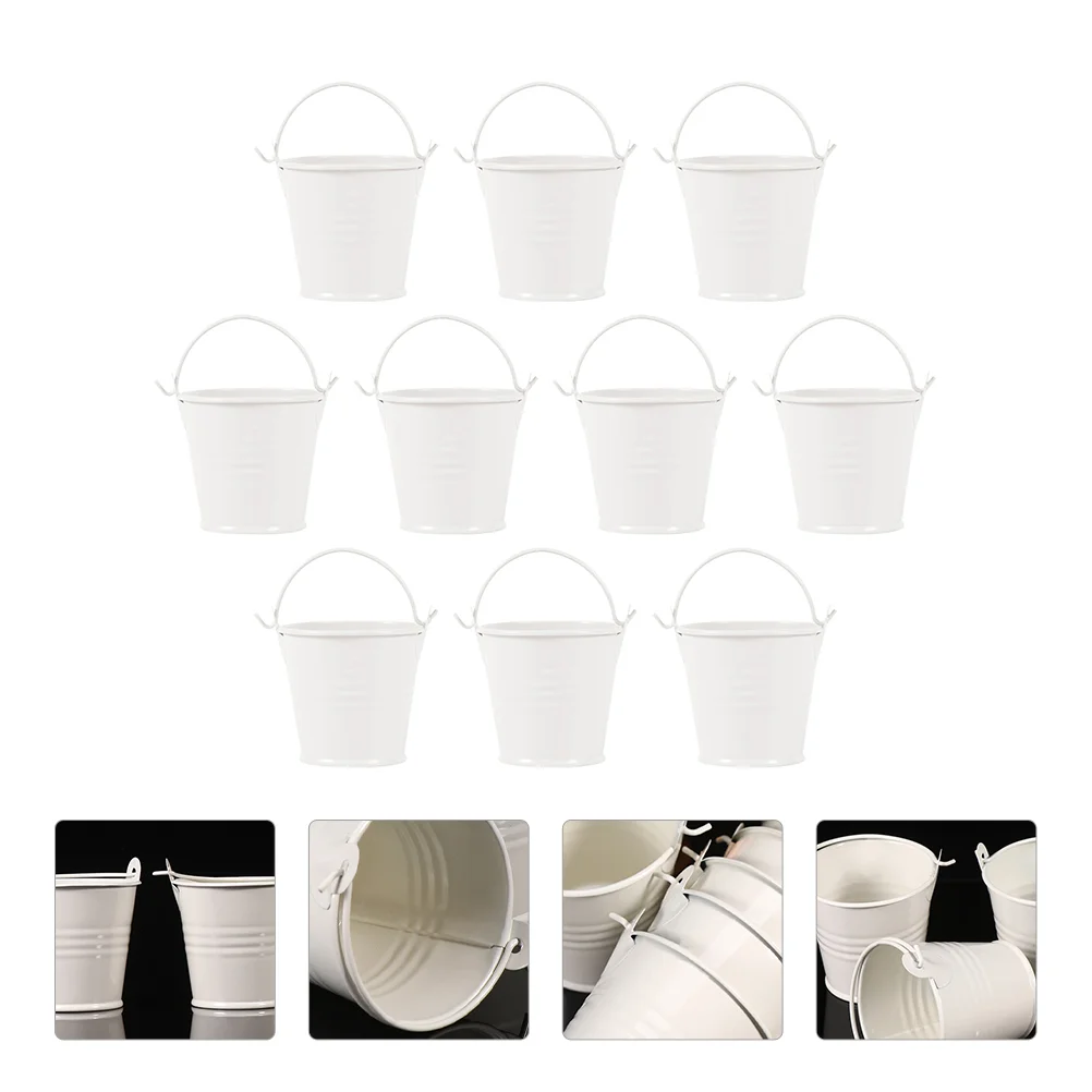 

10 PCS Kids Hydroflask Vintage Farmhouse Vase Vintage Decor Shabby Chic Vase Potted Plants Country Pitcher Vase Gift Mini Bucket