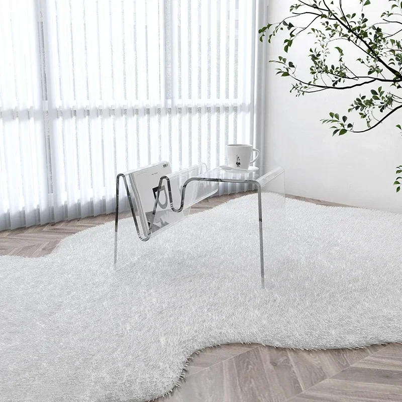 Креативный акриловый диван небольшой боковой журнальный столик мебель для