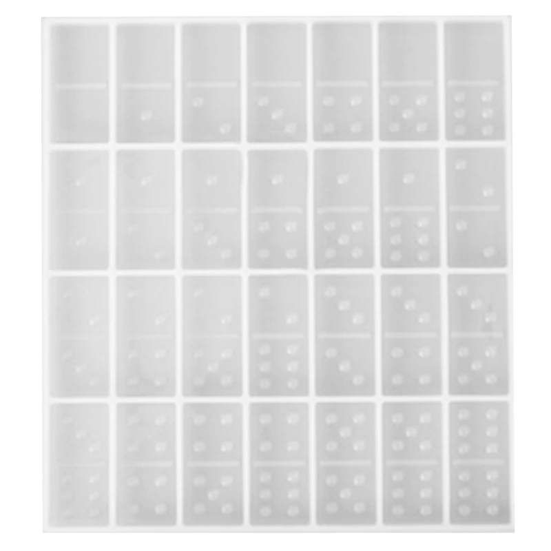 

Silicone Resin Mold Professional Domino Mold, Suitable For Resin Casting, Domino Games, Resin Jewelry