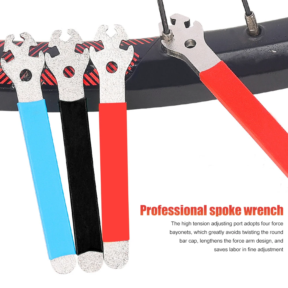 

Stainless Steel Mountain Bicycle Spoke Wrench MTB Bicycle Bike Rim Wheel Spoke Wrench Tension Correction Repair Tool