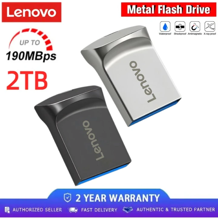 USB-флеш-накопитель Lenovo 2 ТБ 1T высокоскоростной флеш-накопитель 512 ГБ USB 128