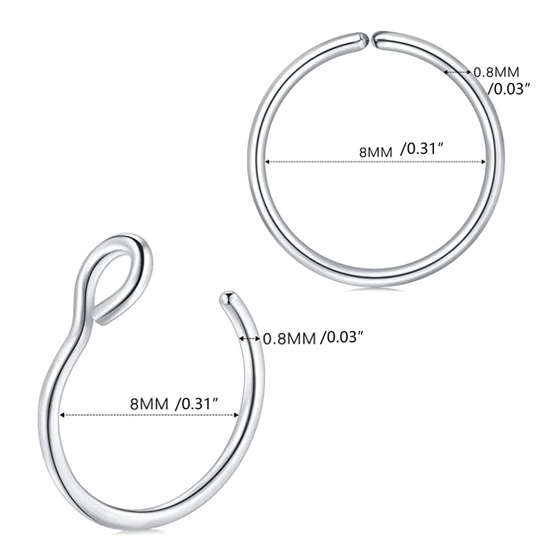 Комплект из кольцо и кольца розовое золото 12 шт. | Украшения аксессуары