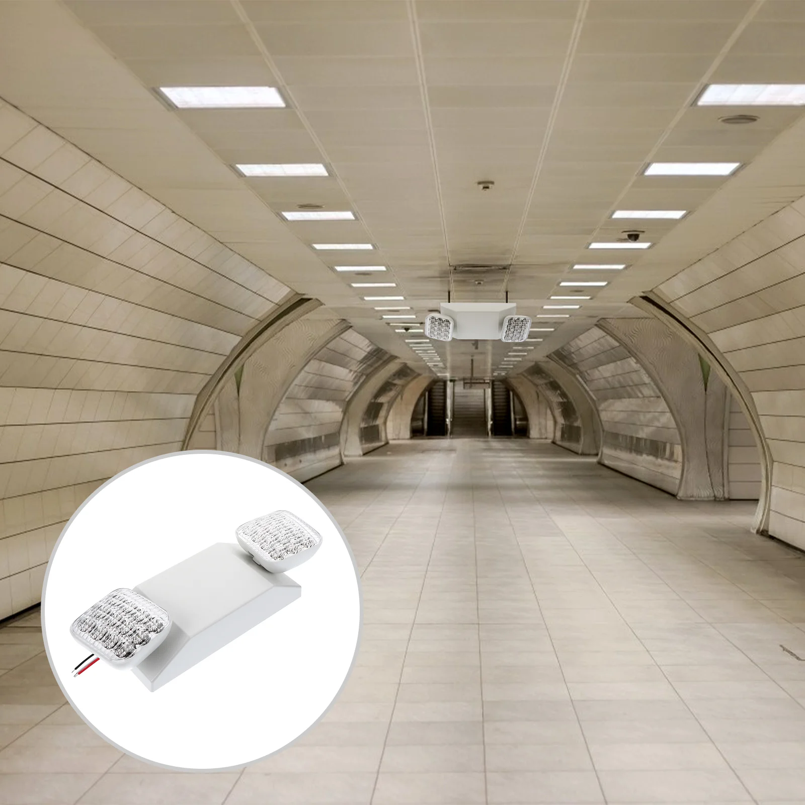

1pc Durable Portable Emergency Light Indoor Lamps Indicator Light for Office Buildings Shop Indoor