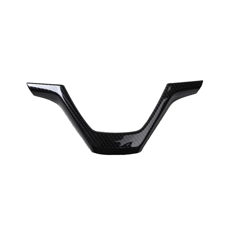 

Car Carbon Fiber Steering Wheel Panel Cover Trim Decoration Frame Sticker For-BMW X5 X6 F15 F16 2014-2019 LHD