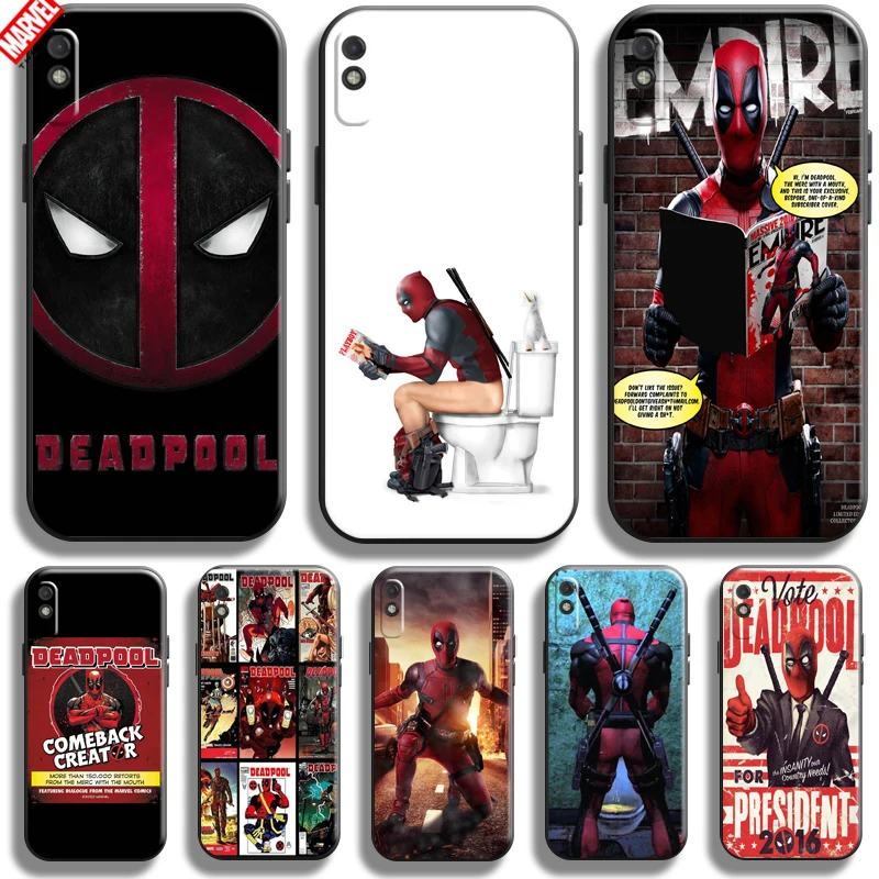

Deadpool Marvel For Xiaomi Redmi 9i Phone Case 6.53 Inch Soft Silicon Coque Cover Black Funda Thor Comics Captain America