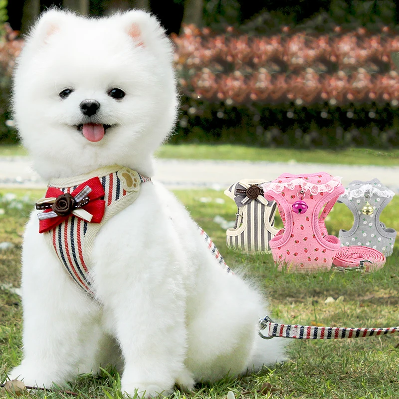 

Dog Harness Collar Leash Vest Leads Chest Belt Breast-band anti tirones for Large Medium Small Puppy Pet Dog Cat All Seasons