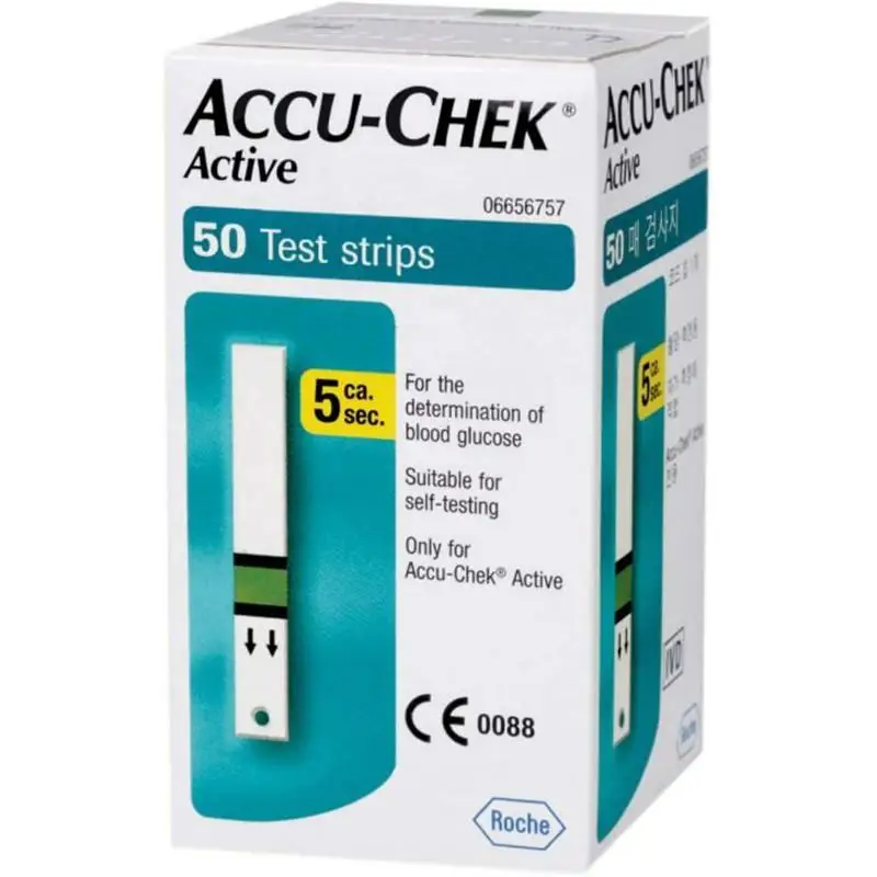 

Accu Chek Active Blood Glucose Test Strips 50pcs