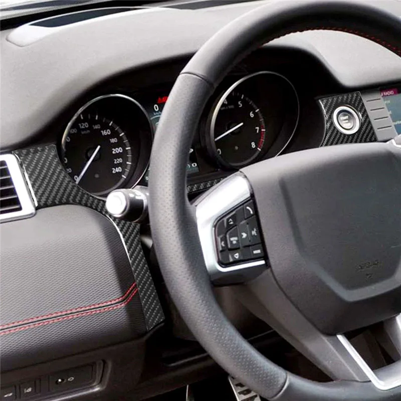 

For Land Rover Discovery Sport 2015 2016 2017 2018 2019 Carbon Fiber Below Speedometer Stickers Car Styling Interior Accessories
