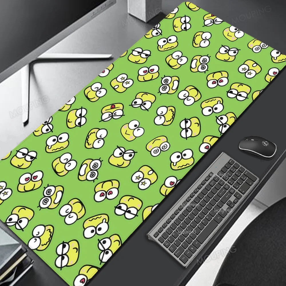 

Keroppi Mouse Pad Aesthetic Mouse Mats Table Protector Gaming Accessories Mechanical Keyboard Mat Mousepad Company Carpet Desk