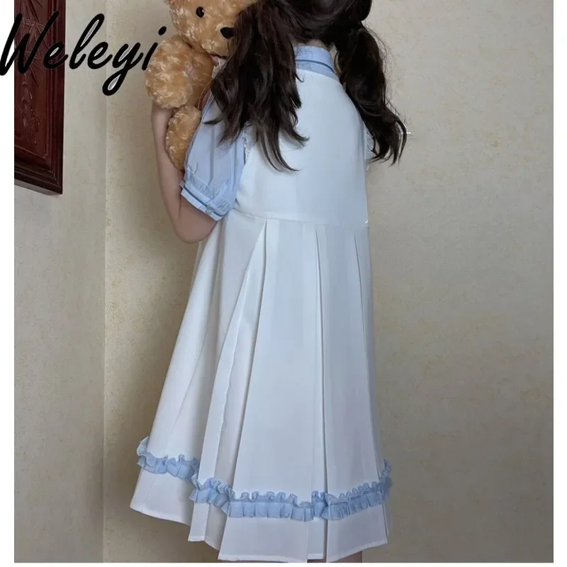 Униформа Jirai Kei платье Ropa De Mujer японская мода осенний новый студенческий стиль