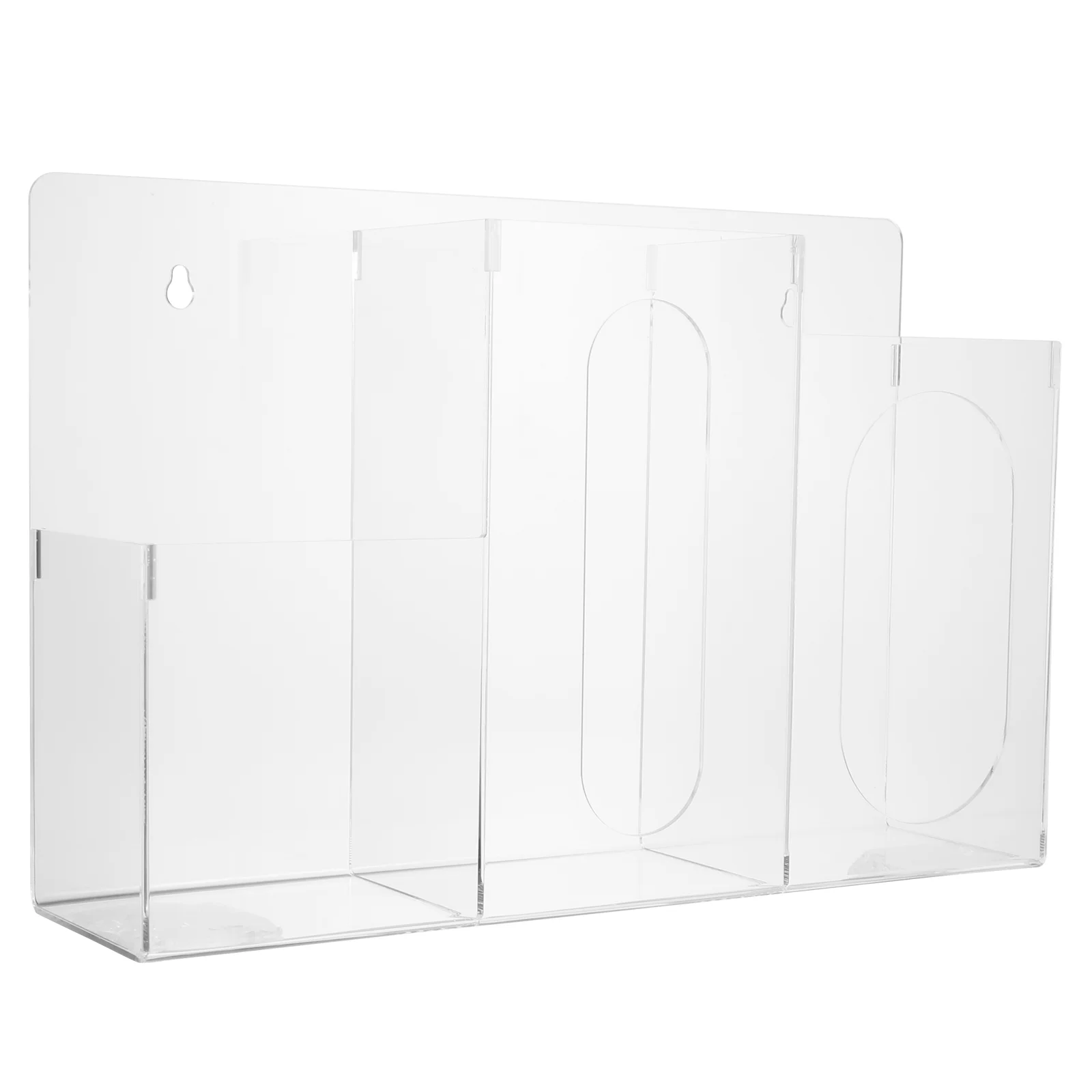 

Wall Mount Paper Towel Holders Storage Box Hanging Napkin Gloves Mask Holder Face Facial Office