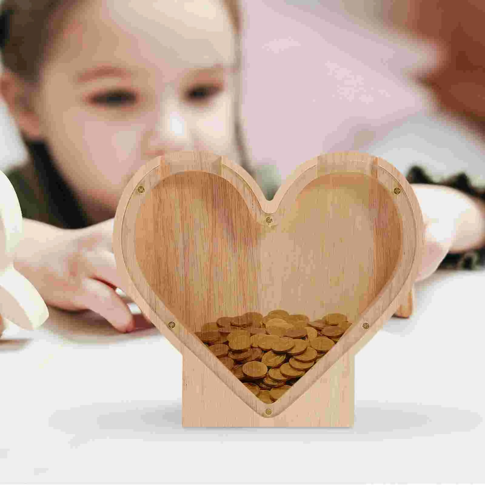 Копилка Любовь экономящая банка динозавров прозрачная деревянная коробка для