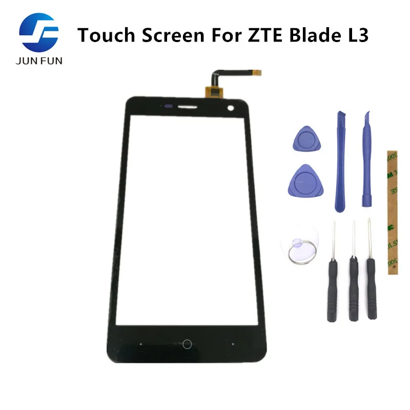 Бренд JUN FUN 5 0 ''сенсорный экран Передняя Высокая для ZTE Blade L3 V1.0 V1.1 версия