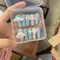 kuromi cinnamoroll pochacco kawaii sanrios nail stickers cartoon anime handmade custom removable nail stickers gifts for girls