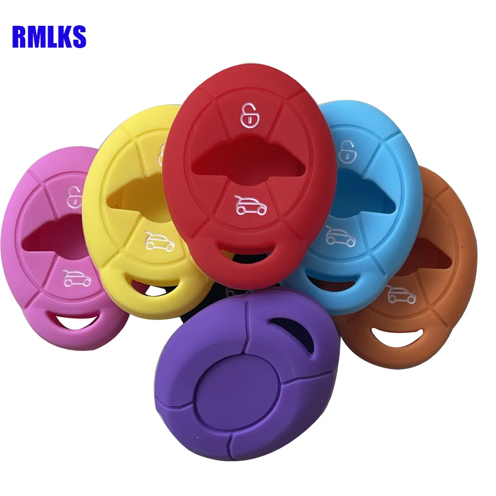 

Silicone Key Skin Case Shell Fob Cover Set For BMW F Mini Cooper S R50 R53 Two 3 Button Remote Repair Protect Car Styling