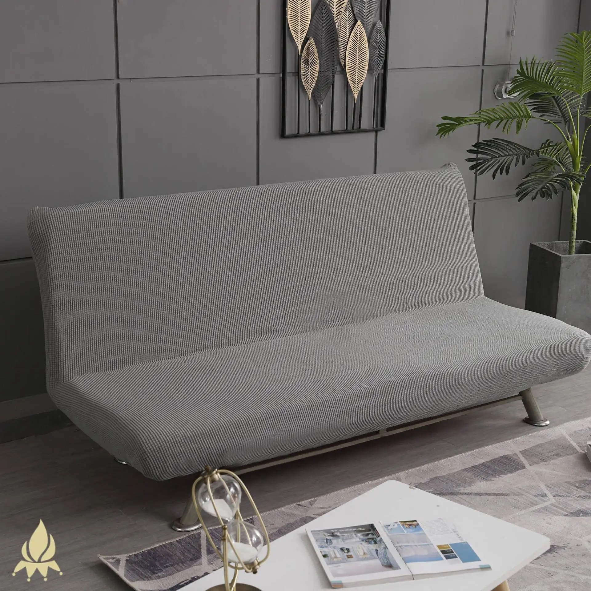 

Модный чехол для дивана, полноразмерный складной эластичный чехол для дивана и кровати, полное покрытие, универсальный чехол для дивана без подлокотников, ткань