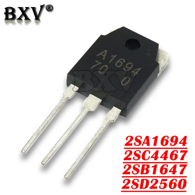 5 шт./лот 2SA1694 2SC4467 2SB1647 2SD2560 TO-3P A1694 C4467 B1647 D2560 | Электронные компоненты и