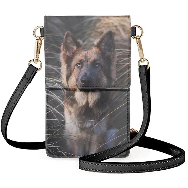 

Fashion German Shepherd Dog Printing Lanyard Neck Strap ID Card Pass Moblie Phone USB Badge Holder Porte Bus Bank Credit Case