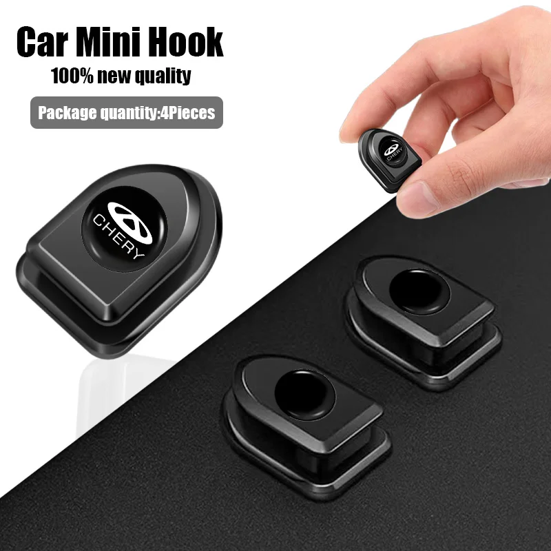 

Car Mini Hook Seat Back Concealed Hook Stickers for Chery Tiggo 7 2 Pro 5x 5 4 3 8 T11 Arrizo 5 Gx EQ7 E3 Fora QQ IQ Accessories