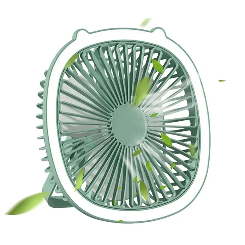 

Multifunction Desk Fan With LED Light Portable Rechargeable Battery Operated Fan With LED Light Small Desk Fan With Foldable
