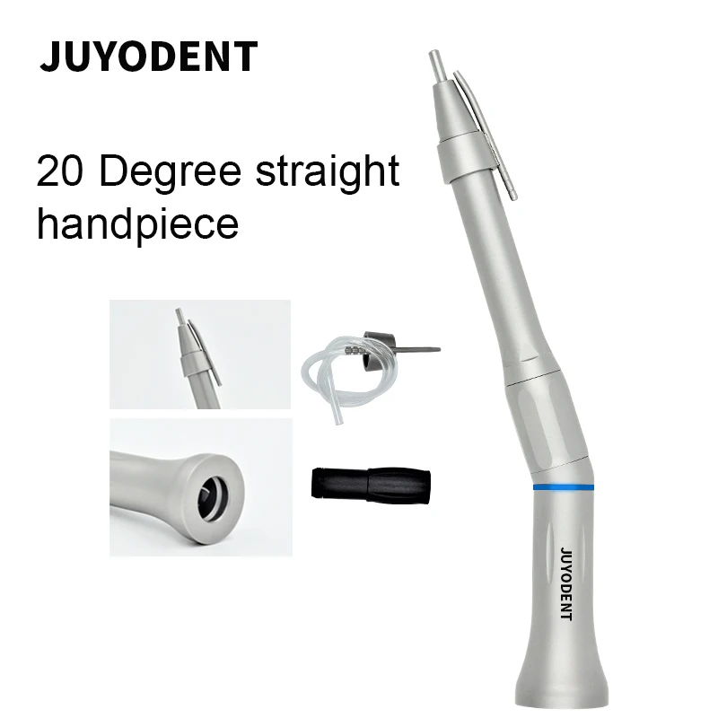

Dental 20 Degree Implant Surgical Stainles Steel Straight Handpiece Low Speed Air Turbine