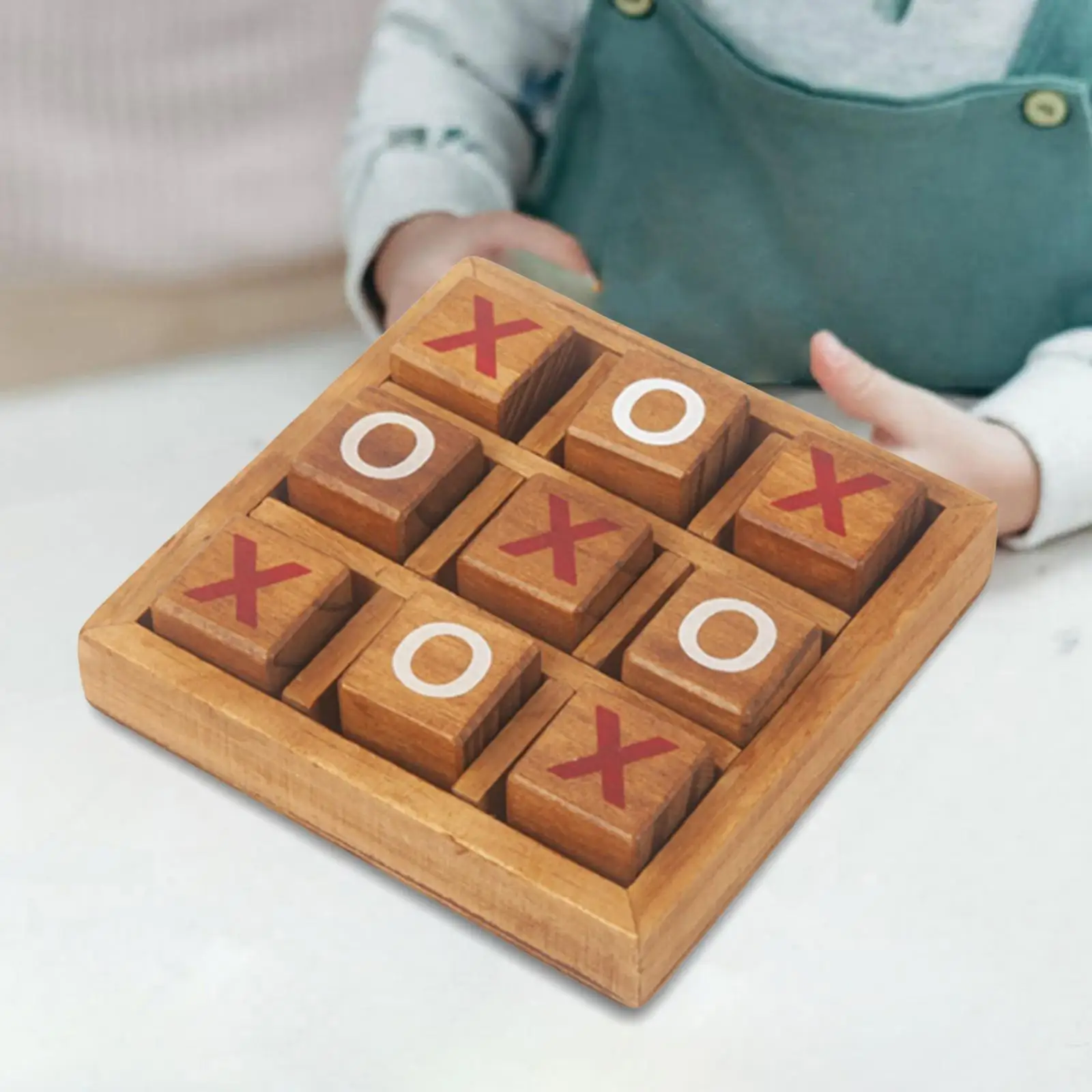 

XO Wood Board Game Toy Leisure Parent-Child Interaction Game Board Chess Developing Intelligent Puzzle Game Educational Toys