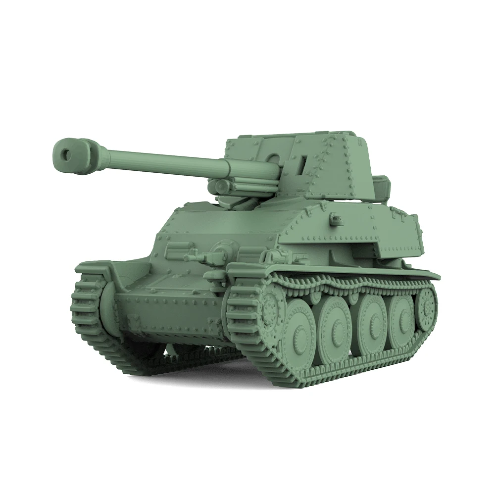 Фото SSMODEL SS725 1/350 1/700 Немецкий 38T MarderIII Sd.Kfz.139 [762MM] Разрушитель Военная Модель Комплект Миниатюрная Статическая Модель Военные Игры №1