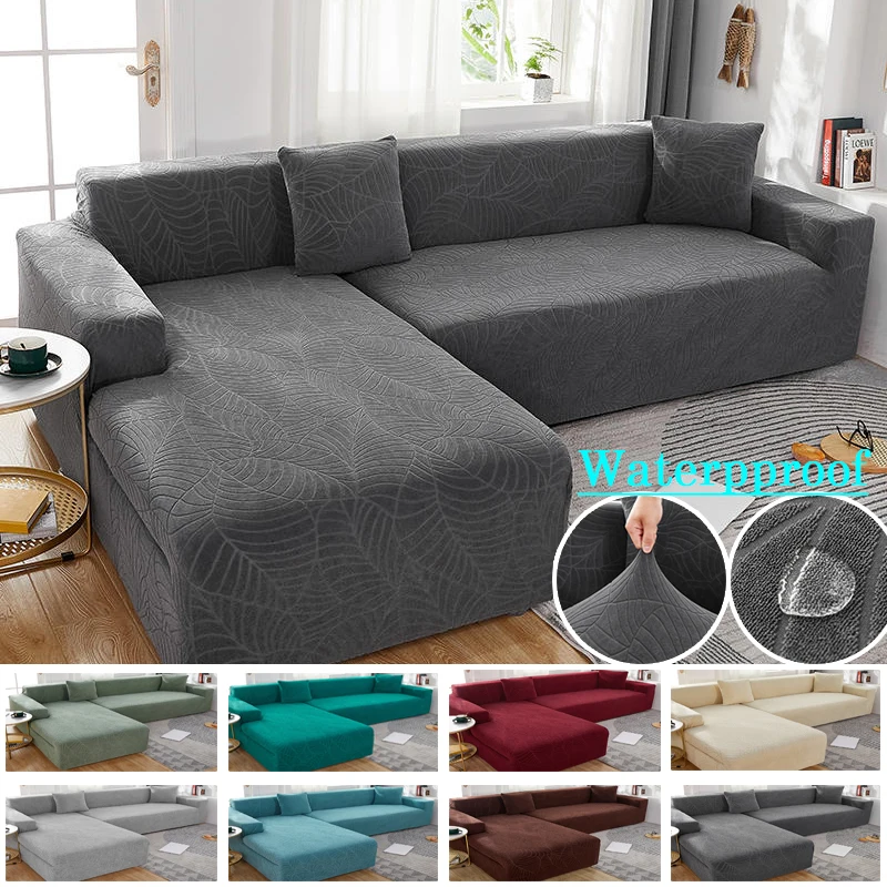 

Sofa Cover For Living Room Waterproof Non Slip 1 2 3 Seater Dark Grey High Quality For L Shape Pet Protector Kids Spandex Couch