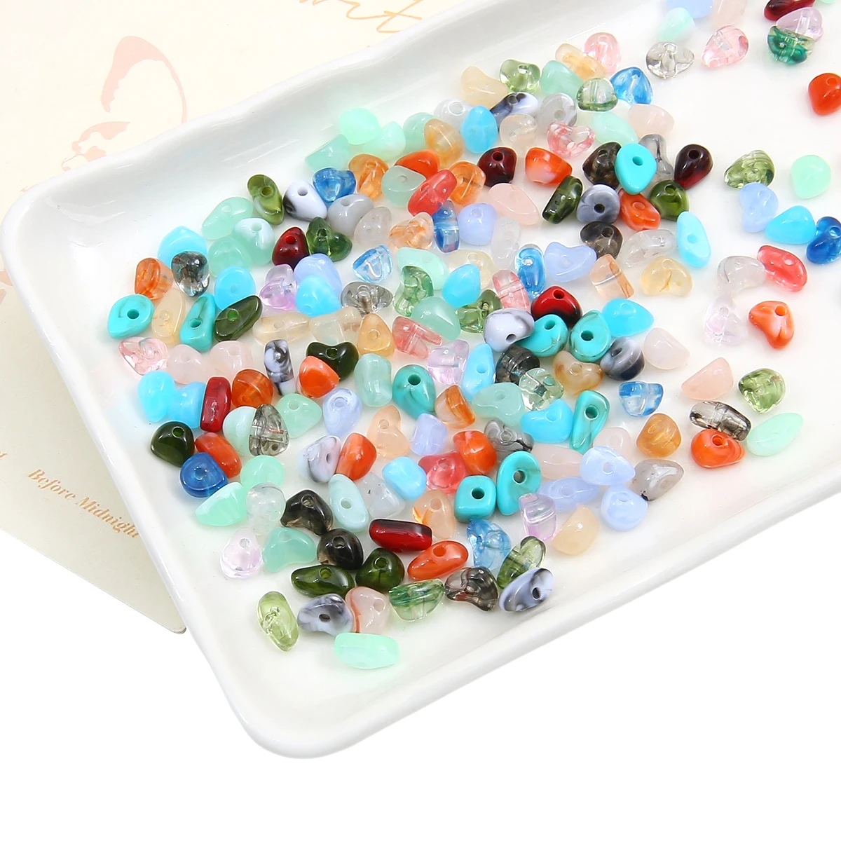 50 Г Акриловые Неокрашенные Маленькие Граненые Бусины Для Самостоятельного