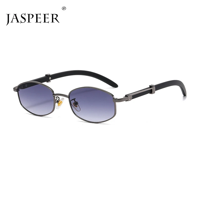 

JASPEER Vintage Rimless Sunglasses Men Natural Wood Square Glasses Frame Women Wooden Shades Oculos Eyeglasses Accessories