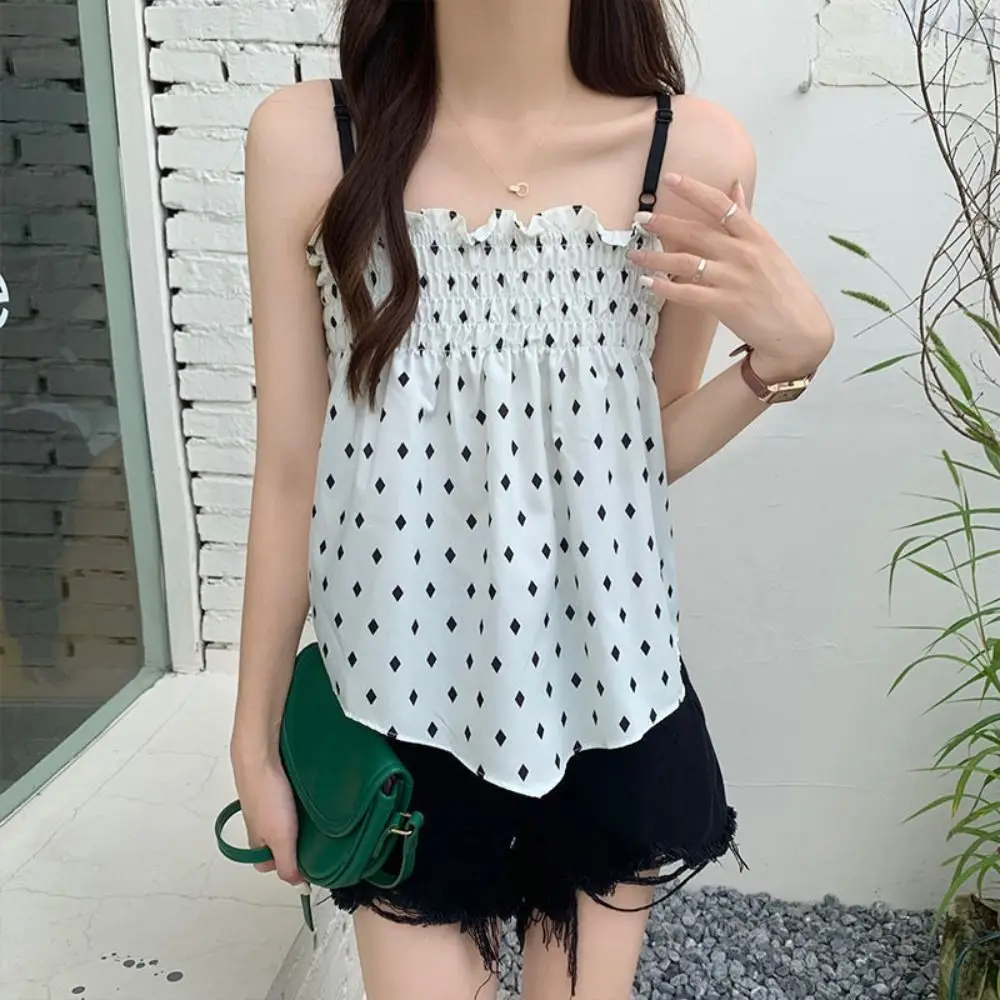 

Модные милые майки с принтом, нижнее белье, укороченные топы без рукавов с открытой спиной, топы с завязкой, майки на бретелях, женские майки Y2K