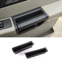 for 2003 2007 hummer h2 abs black car multifunctional door armrest storage box mobile phone tray car interior accessories